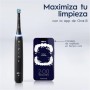 Oral-B iO 5N Cepillo de Dientes Eléctrico con Mango Recargable, 3 Cabezales y Estuche De Viaje, Diseñado por Braun - Negro , El
