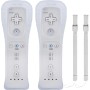 TechKen Wii Controller Charger, Estación de Carga para 2 Mandos de Wii y 2 Akkus Wii Wiimote Charging Station con 4 Baterías de