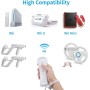 TechKen Wii Controller Charger, Estación de Carga para 2 Mandos de Wii y 2 Akkus Wii Wiimote Charging Station con 4 Baterías de
