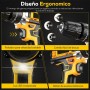 ElectroPrime© Taladro Percutor a Bateria 21V 2x Baterias 2000mAh | 24 Accesorios | Taladro Atornillador Electrico 42Nm| 25 + 3