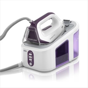 Braun CareStyle 3 Pro IS 3155 VI - Plancha de vapor con suela FreeGlide 3D (2400 W, presión de la bomba de 6,5 bar, vapor de 430