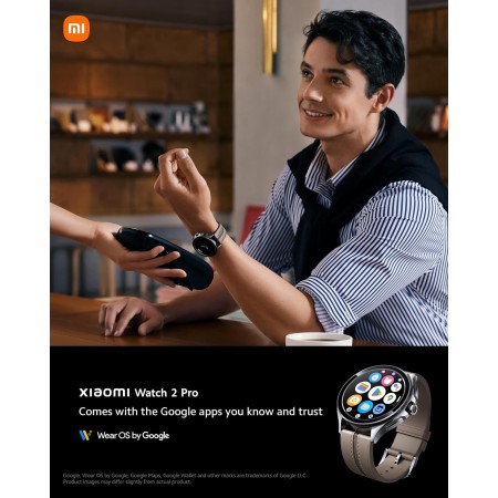 Xiaomi Watch 2 Pro, Versión Bluetooth, Procesador Qualcomm Snapdragon W5+ Gen 1, Wear OS x MIUI Watch, Pantalla AMOLED de 1,43",