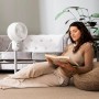 Cecotec Ventilador Circulador de Aire de Pie EnergySilence 900 Cyclone. 35W, Diámetro 9 Pulgadas, Oscilación Automática, 3