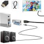 PORTHOLIC Adaptador Wii HDMI con Cable HDMI HD 1080p con Salida de Audio de 3,5 mm y Hdmi, soporta Todos los Modos de