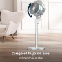 Cecotec Ventilador Circulador de Aire de Pie EnergySilence 900 Cyclone. 35W, Diámetro 9 Pulgadas, Oscilación Automática, 3