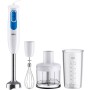 Braun Minipimer 2 MQ20236MWH, Batidora de Mano con Sistema EasyTwist, Batidora para Salsas y Smoothies, 2 Velocidades, Picadora