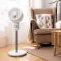 Cecotec Ventilador Circulador de Aire de Pie Energysilence 2400 Cyclone Noir. 40W, Potente Circulación de Aire, 24 Velocidades,