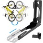 IMAYCC Giratorio Soporte Bicicletas Pared, Plegable Ajustable Vertical Colgador Bicicleta Pared, No Requiere Elevación Cuelga