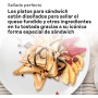 Braun SnackMaker 5 SM5006, Tostadora con Placas para Grill y Waffle, Waffle Maker con Placas de Aluminio Fundido, Placas