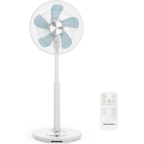 Grunkel - FAN-14SILENCE - Ventilador de Pie silencioso con Mando a Distancia, 4 velocidades y altura regulable hasta 108cm.
