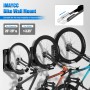 IMAYCC Giratorio Soporte Bicicletas Pared, Plegable Ajustable Vertical Colgador Bicicleta Pared, No Requiere Elevación Cuelga