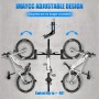 IMAYCC Giratorio Soporte Bicicletas Pared, Plegable Ajustable Vertical Colgador Bicicleta Pared, No Requiere Elevación Cuelga