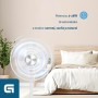 Grunkel - FAN-14SILENCE - Ventilador de Pie silencioso con Mando a Distancia, 4 velocidades y altura regulable hasta 108cm.