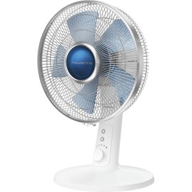 Rowenta Ventilador Turbo Silence Extreme + VU2730 Ventilador de mesa de 4 velocidades y 30 cm, posición nocturna silenciosa,