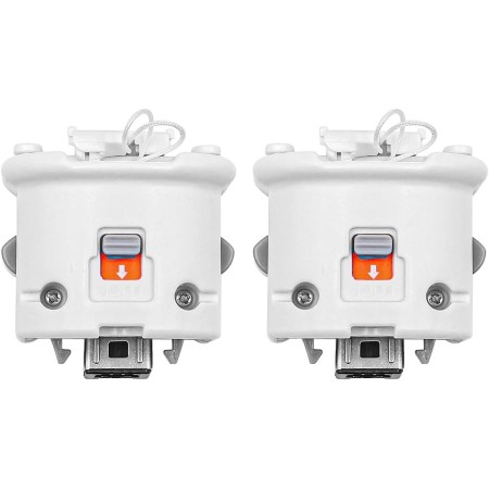 ANCLLO 2PCS Motion Plus Adaptador Acelerador Manija Sensator Adaptador Externo para Wii Control Remoto