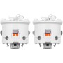 ANCLLO 2PCS Motion Plus Adaptador Acelerador Manija Sensator Adaptador Externo para Wii Control Remoto