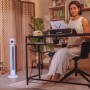Cecotec Pedestal Fans EnergySilence 1090 Skyline Retro Smart White - 81 Cm, 40 W, Led Display, Touch And Remote Control, 3