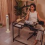 Cecotec Pedestal Fans EnergySilence 1090 Skyline Retro Smart White - 81 Cm, 40 W, Led Display, Touch And Remote Control, 3
