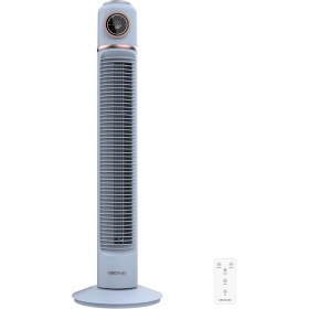 Cecotec Ventilador de torre EnergySilence 320 Max Skyline Retro Smart Blue de 32", 40W, LED display, Control táctil y remoto, 3