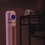 Cecotec Ventilador de torre EnergySilence 320 Max Skyline Retro Smart Blue de 32", 40W, LED display, Control táctil y remoto, 3