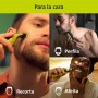 Philips OneBlade 360 Auténtico Barbero, afeitadora y recortadora eléctrica facial y corporal, 3x 360 cuchillas, 3x peine para