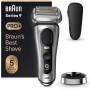 Braun Series 9 Pro+ Afeitadora Eléctrica Hombre, Máquina de Afeitar Barba, PowerCase, En Seco Y En Mojado, 9527s, Plata