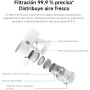 Xiaomi Vacuum Cleaner G20, Aspiradora Escoba sin Cable, 150AW, Luces LED, filtrado eficiente, batería de Larga duración, Blanco
