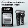 Braun Series 8 Cabezal De Recambio 83m Para Afeitadora Eléctrica, Compatible Con Las Afeitadoras Series 8, Plata