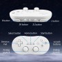 OSTENT Mando Clásico con Cable Gamepad Joystick para Nintendo Wii Mando Consola Videojuego Color Blanco
