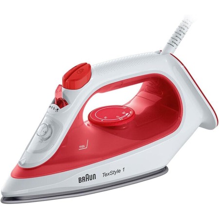 Braun Household TexStyle 1 SI 1050BL - Plancha de vapor con suela SuperCeramic, vapor vertical, 2000 W, color azul, (SI1050BL)