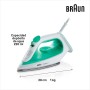 Braun Household TexStyle 1 SI 1050BL - Plancha de vapor con suela SuperCeramic, vapor vertical, 2000 W, color azul, (SI1050BL)