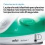 Braun Household TexStyle 1 SI 1050BL - Plancha de vapor con suela SuperCeramic, vapor vertical, 2000 W, color azul, (SI1050BL)