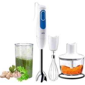 Braun MQ3035WH Batidora de Brazo Metálico, 700 W