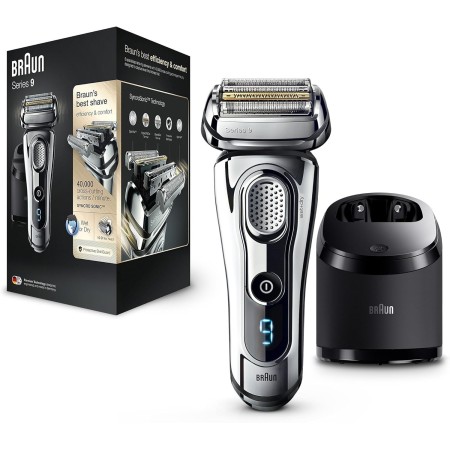 Braun Series 9 Premium - Afeitadora electrica con tecnologia Wet&Dry, color cromo