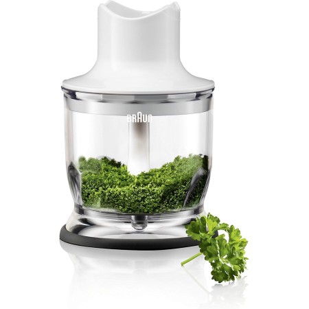 Braun Hogar MQ20 Minipimer Accesorio Minipicadora, 350 ml, Blanco