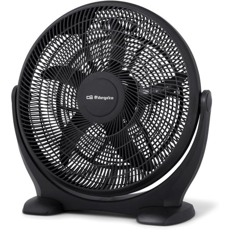 Orbegozo BF 0150 – Ventilador de suelo estilo industrial, 3 velocidades de ventilación, inclinación regulable, 50 cm de diámetro