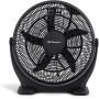 Orbegozo BF 0150 – Ventilador de suelo estilo industrial, 3 velocidades de ventilación, inclinación regulable, 50 cm de diámetro