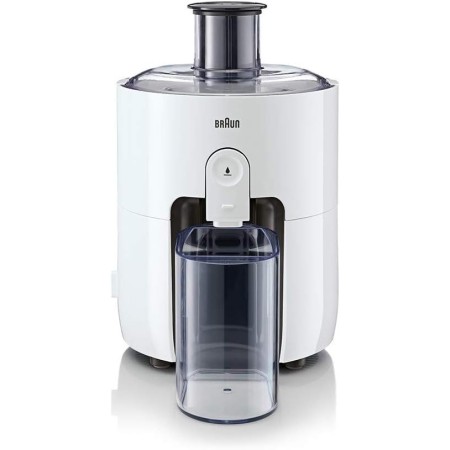 Braun Hogar PuEase SJ3100WH Licuadora, 500 W, diseño compacto, depósito de pulpa 1.25 L, jarra con separador pulpa 750 ml,