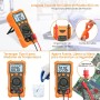 Neoteck Multimetro Digital 2000 Conteos Polímetro Tester Electricista para Corriente CA/CC Tensión Resistencia Capacitancia NCV