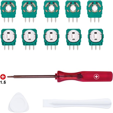 Mcbazel Repuesto de Sensor de Potenciómetro para Mando PS5, 10 Piezas de Sensor de Módulo de Palanca de Control de Resistencia