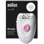 Braun Silk·épil 1 SE 1370 - Depiladora con cable y 1 accesorio