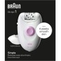 Braun Silk·épil 1 SE 1370 - Depiladora con cable y 1 accesorio