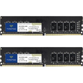 Timetec 32GB Kit (2x16GB) DDR4 2400MHz PC4-19200 Non-ECC Unbuffered 1.2V CL17 2Rx8 Dual Rank 288 Pin UDIMM Computadora de