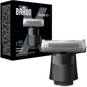 Braun Series X Cabezal de Recambio XT20 ORIGINAL, Lámina 4D, Compatible Con Todas las Recortadoras de Barba y Afeitadoras
