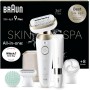 Braun Silk-épil 9 Flex SkinSpa - Set de depiladora todo en uno, depiladora para mujer, depiladora de larga duración, mini