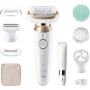 Braun Silk-épil 9 Flex SkinSpa - Set de depiladora todo en uno, depiladora para mujer, depiladora de larga duración, mini