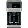Braun KF 7120 Cafetera eléctrica semi-automática con jarra de cristal, 1000 W, 12 tazas, acero inoxidable, negro