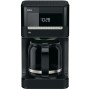 Braun KF 7120 Cafetera eléctrica semi-automática con jarra de cristal, 1000 W, 12 tazas, acero inoxidable, negro