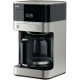 Braun KF 7120 Cafetera eléctrica semi-automática con jarra de cristal, 1000 W, 12 tazas, acero inoxidable, negro