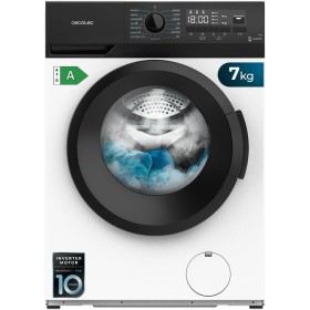Cecotec Lavadora 7 Kg de Carga Frontal Bolero DressCode 7300 Inverter A 1950 W, 1200 rpm Máximas Regulables, 15 Programas, Bajo
